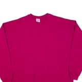 HANES Womens Sweatshirt Purple XL