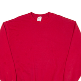 JERZEES Mens Sweatshirt Red L