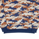 CHAMPION Camouflage Mens Sweatshirt Brown XL