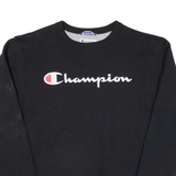 CHAMPION Mens Sweatshirt Black S