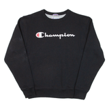 CHAMPION Mens Sweatshirt Black S