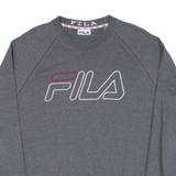 FILA Mens Sweatshirt Grey L