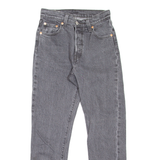 LEVI'S 501 BIG E Jeans Womens Grey Regular Straight W23 L26