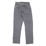 LEVI'S 501 BIG E Jeans Womens Grey Regular Straight W23 L26