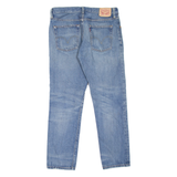 LEVI'S 501CT Jeans Distressed Womens Blue Regular Tapered W30 L27