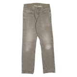 LEVI'S 511 Jeans Mens Green Slim Straight Stone Wash W29 L27