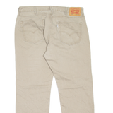 LEVI'S 559 Jeans Mens Beige Relaxed Straight W38 L32