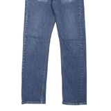 LEVI'S 513 Jeans Mens Blue Slim Straight Stone Wash W33 L32
