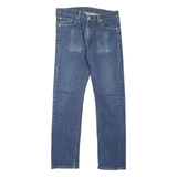 LEVI'S 513 Jeans Mens Blue Slim Straight Stone Wash W33 L32