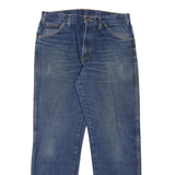 DICKIES Workwear Mens Jeans Blue Regular Straight Stone Wash W34 L32