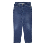LEE Womens Jeans Blue Regular Mom Stone Wash W32 L30