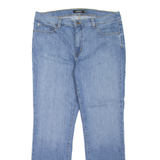 LAUREN RALPH LAUREN Womens Jeans Blue Regular Straight Stone Wash W34 L30
