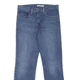 LEVI'S 314 Shaping Womens Jeans Blue Regular Straight Stone Wash W30 L27