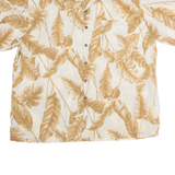 PANAMA JACK Mens Hawaiian Shirt White Crazy Pattern XL