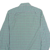 TOMMY HILFIGER Mens Shirt Green Gingham Long Sleeve S