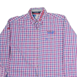 WRANGLER Mens Shirt Pink Check Long Sleeve M