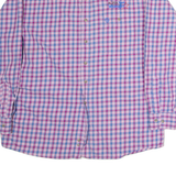 WRANGLER Mens Shirt Pink Check Long Sleeve M