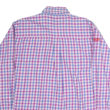 WRANGLER Mens Shirt Pink Check Long Sleeve M