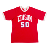 CHAMPION Edison 50 Womens Jersey Red 90s USA L