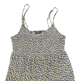 ONLY MATERNITY Y2K Womens Camisole Top Black V-Neck Sleeveless Floral M