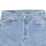 LEVI'S 501 Y2K Womens Mini Skirt Blue Short Denim S