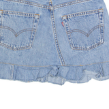 LEVI'S 501 Y2K Womens Mini Skirt Blue Short Denim S