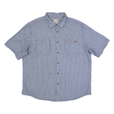 DICKIES Mens Shirt Blue Striped XL