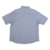 DICKIES Mens Shirt Blue Striped XL