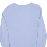 NAVYBOOT Womens Cardigan Blue V-Neck Tight Knit S