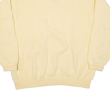 TOMMY HILFIGER Mens Jumper Yellow V-Neck Tight Knit L