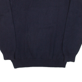 TOMMY HILFIGER Mens Jumper Blue Tight Knit L