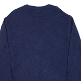 POLO RALPH LAUREN Sleepwear Mens Jumper Blue Waffle Knit XL