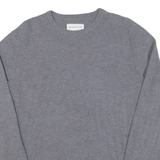 TOM TAILOR Mens Jumper Grey Tight Knit M