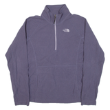 THE NORTH FACE Womens Fleece Purple 1/4 Zip M