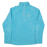 THE NORTH FACE Womens Fleece Blue 1/4 Zip L