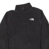THE NORTH FACE Womens Fleece Black 1/4 Zip M