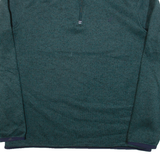 NAUTICA Mens Fleece Green 1/2 Zip L