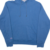 CHAMPION Mens Blue Hoodie M
