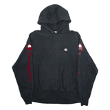 CHAMPION Mens Black Hoodie M