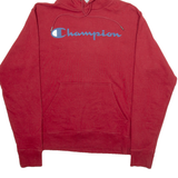 CHAMPION Mens Red Hoodie S
