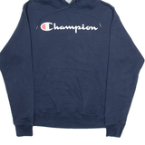 CHAMPION Mens Blue Hoodie S