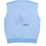 H2O Mens Blue Hoodie Full Zip L