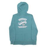 HARLEY DAVIDSON Womens Green Hoodie Full Zip M
