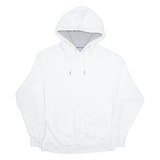 CHAMPION Mens White Hoodie XL