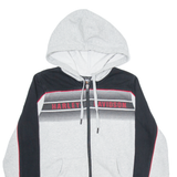 HARLEY DAVIDSON Mens Grey Hoodie Full Zip M