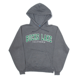 CHAMPION Bucks Lake California Mens Grey Hoodie USA S