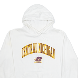 GENUINE STUFF Central Michigain Mens White Hoodie USA M