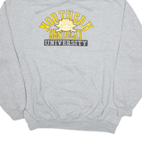 COLLEGE HOUSE Northern Kentucky University Mens Grey Hoodie USA L