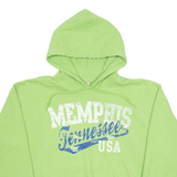 GILDAN Memphis Tennesee Mens Green Hoodie USA M