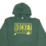 CHAMPION Northern Michigan University Mens Green Hoodie USA L